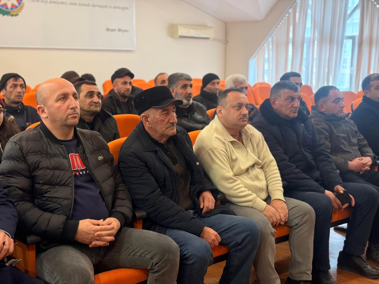 Keçmiş məcburi köçkünlər mina təhlükəsi ilə bağlı maarifləndirildi - FOTOLAR