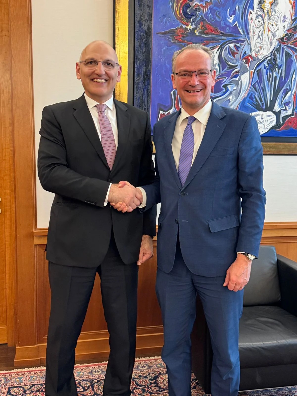 Elçin Əmirbəyov Almaniyanı azad olunan ərazilərdə minatəmizləmə sahəsində dəstəyə dəvət etdi - FOTOLAR