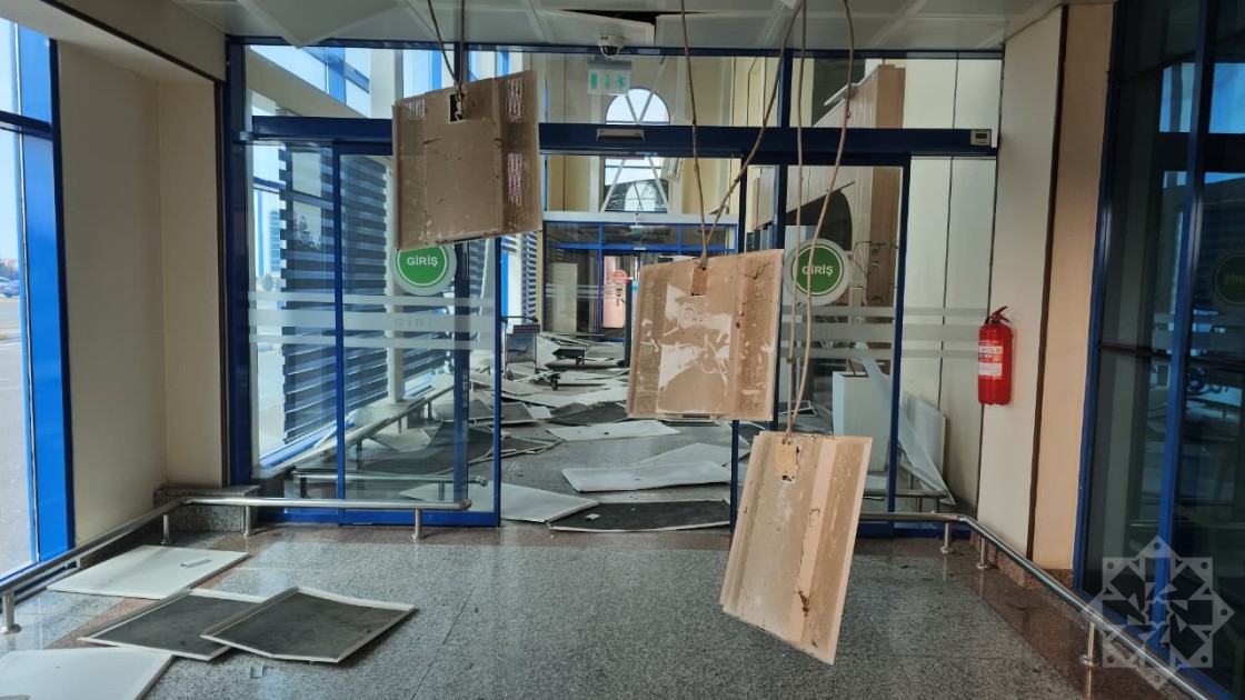 Naxçıvan aeroportunun içərisindən görüntülər - VİDEO+FOTOLAR