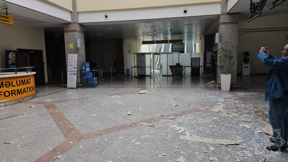 Naxçıvan aeroportunun içərisindən görüntülər - VİDEO+FOTOLAR