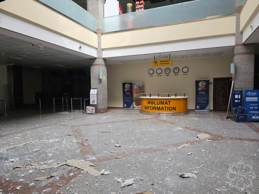 Naxçıvan aeroportunun içərisindən görüntülər - VİDEO+FOTOLAR