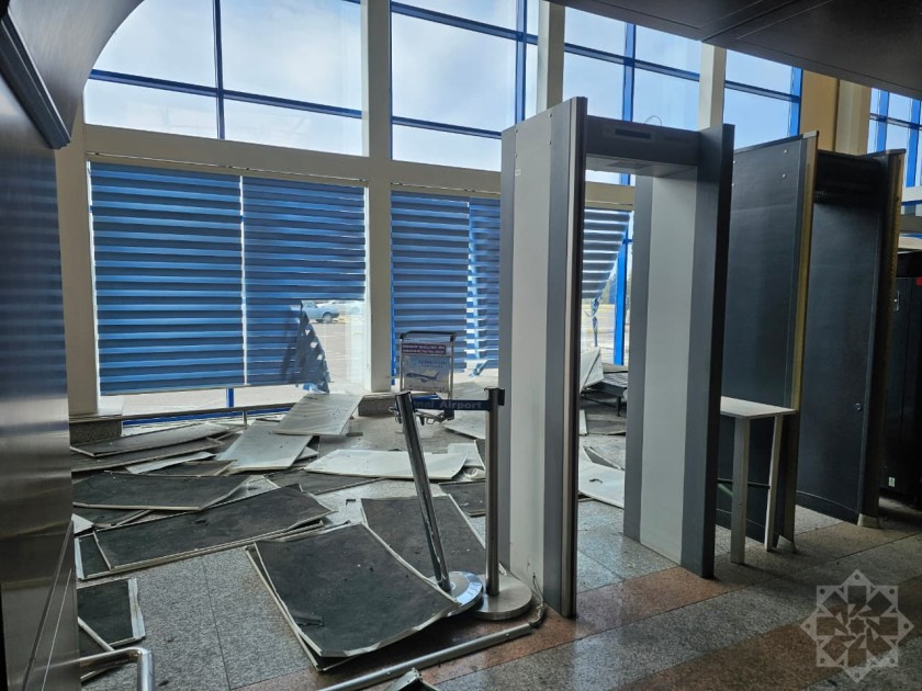 Naxçıvan aeroportunun içərisindən görüntülər - VİDEO+FOTOLAR