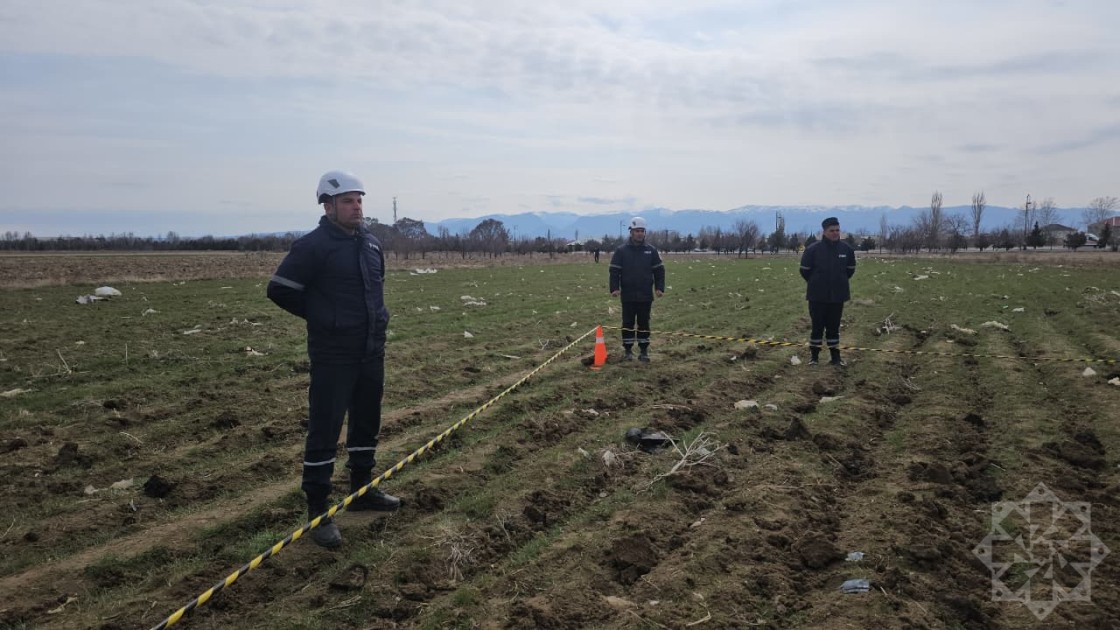 Naxçıvanda məktəb yaxınlığına düşən dronun qalıqları - FOTOLAR+VİDEO