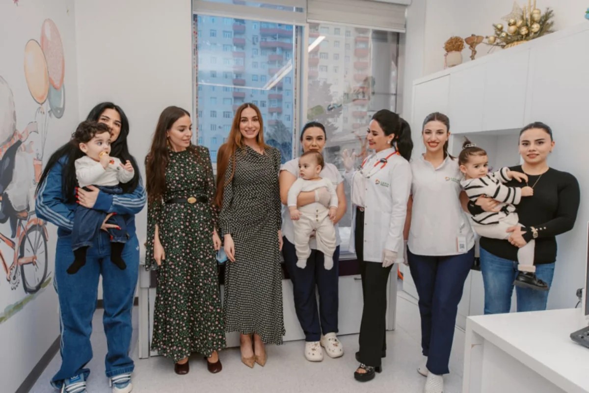 Leyla və Arzu Əliyevalar "Leyla Medical Center"in Pediatriya Mərkəzində olublar - FOTOLAR