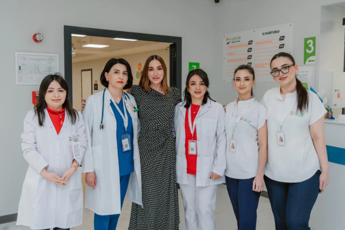 Leyla və Arzu Əliyevalar "Leyla Medical Center"in Pediatriya Mərkəzində olublar - FOTOLAR