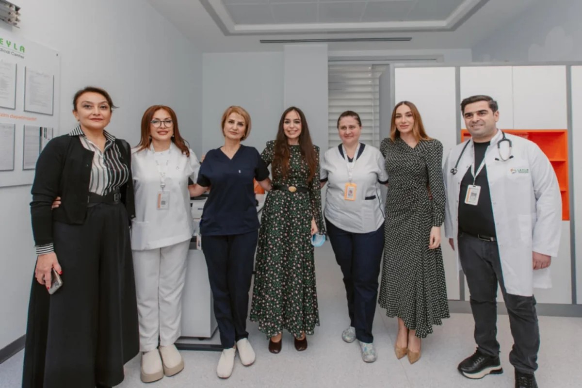Leyla və Arzu Əliyevalar "Leyla Medical Center"in Pediatriya Mərkəzində olublar - FOTOLAR