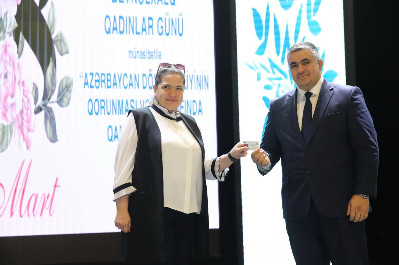 Nizami rayonunda Beynəlxalq Qadınlar Günü münasibətilə tədbir keçirilib - FOTOLAR