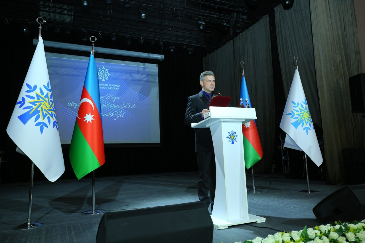 YAP Binəqədi təşkilatının 33 illiyinə həsr olunan tədbir keçirilib - FOTOLAR