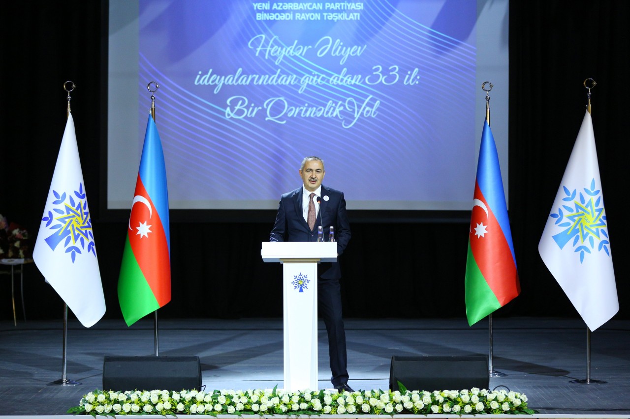 YAP Binəqədi təşkilatının 33 illiyinə həsr olunan tədbir keçirilib - FOTOLAR