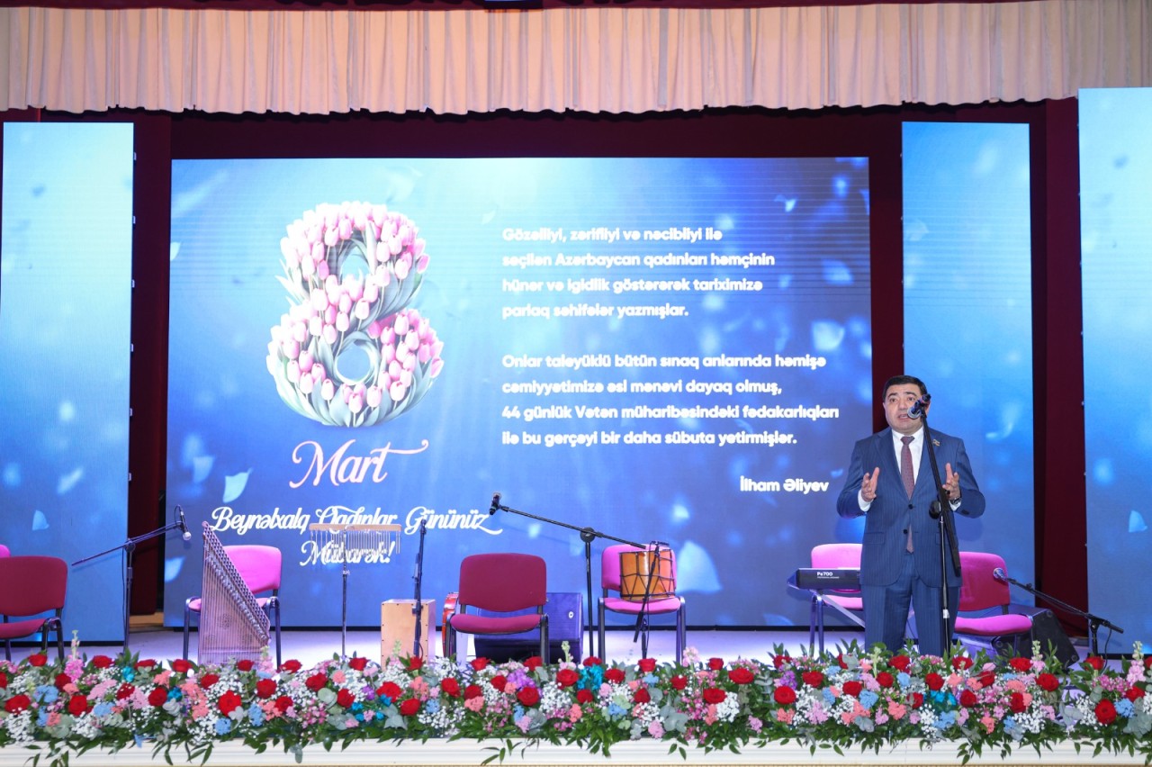 Abşeronda 8 Mart şəhid ailələrinin xanım üzvləri ilə birgə qeyd edildi - FOTOLAR