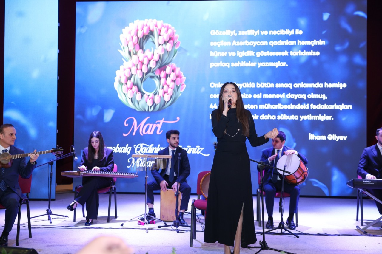 Abşeronda 8 Mart şəhid ailələrinin xanım üzvləri ilə birgə qeyd edildi - FOTOLAR