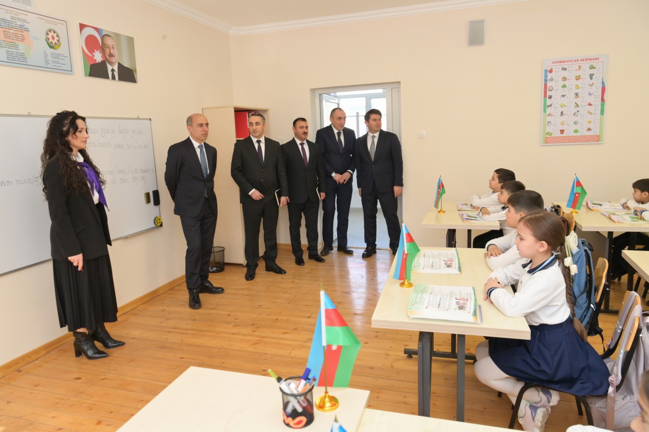 Elm və təhsil naziri Xankəndi və Xocalıda təhsil müəssisələrində olub - FOTOLAR