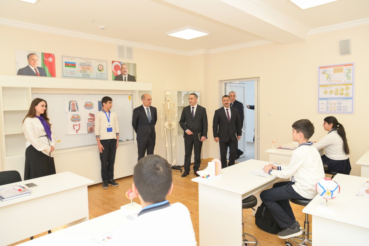 Elm və təhsil naziri Xankəndi və Xocalıda təhsil müəssisələrində olub - FOTOLAR