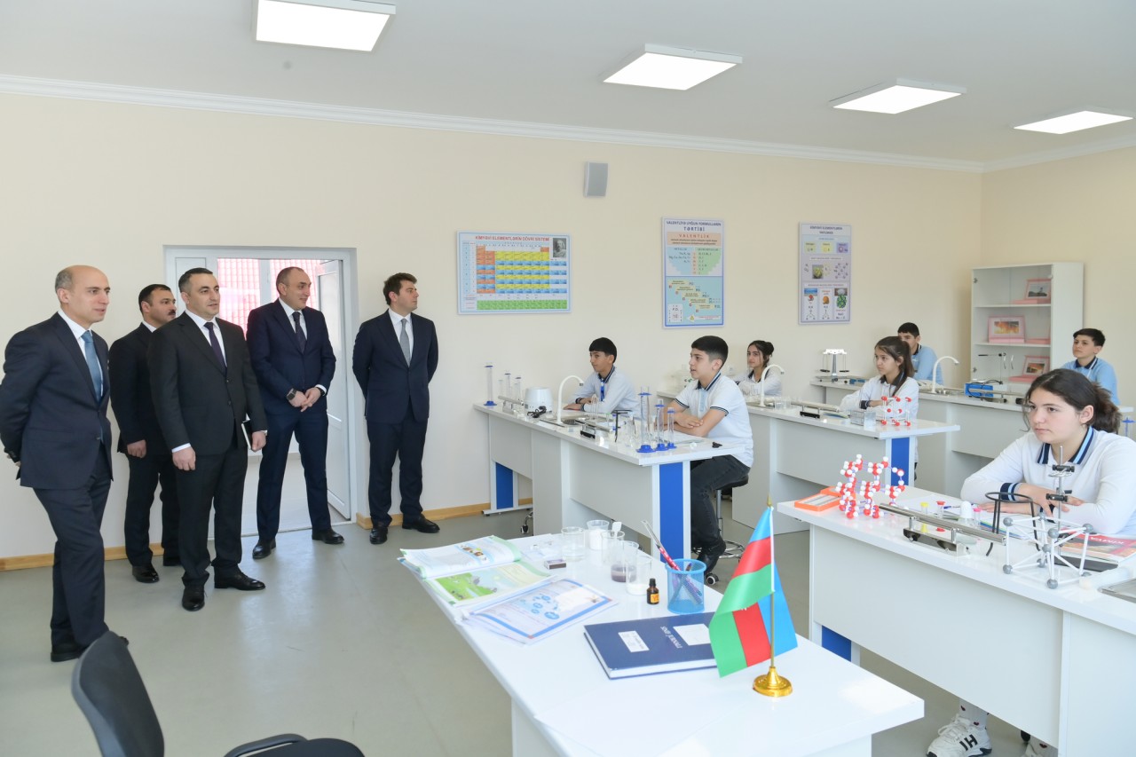 Elm və təhsil naziri Xankəndi və Xocalıda təhsil müəssisələrində olub - FOTOLAR