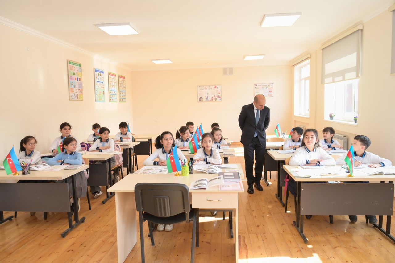 Elm və təhsil naziri Xankəndi və Xocalıda təhsil müəssisələrində olub - FOTOLAR