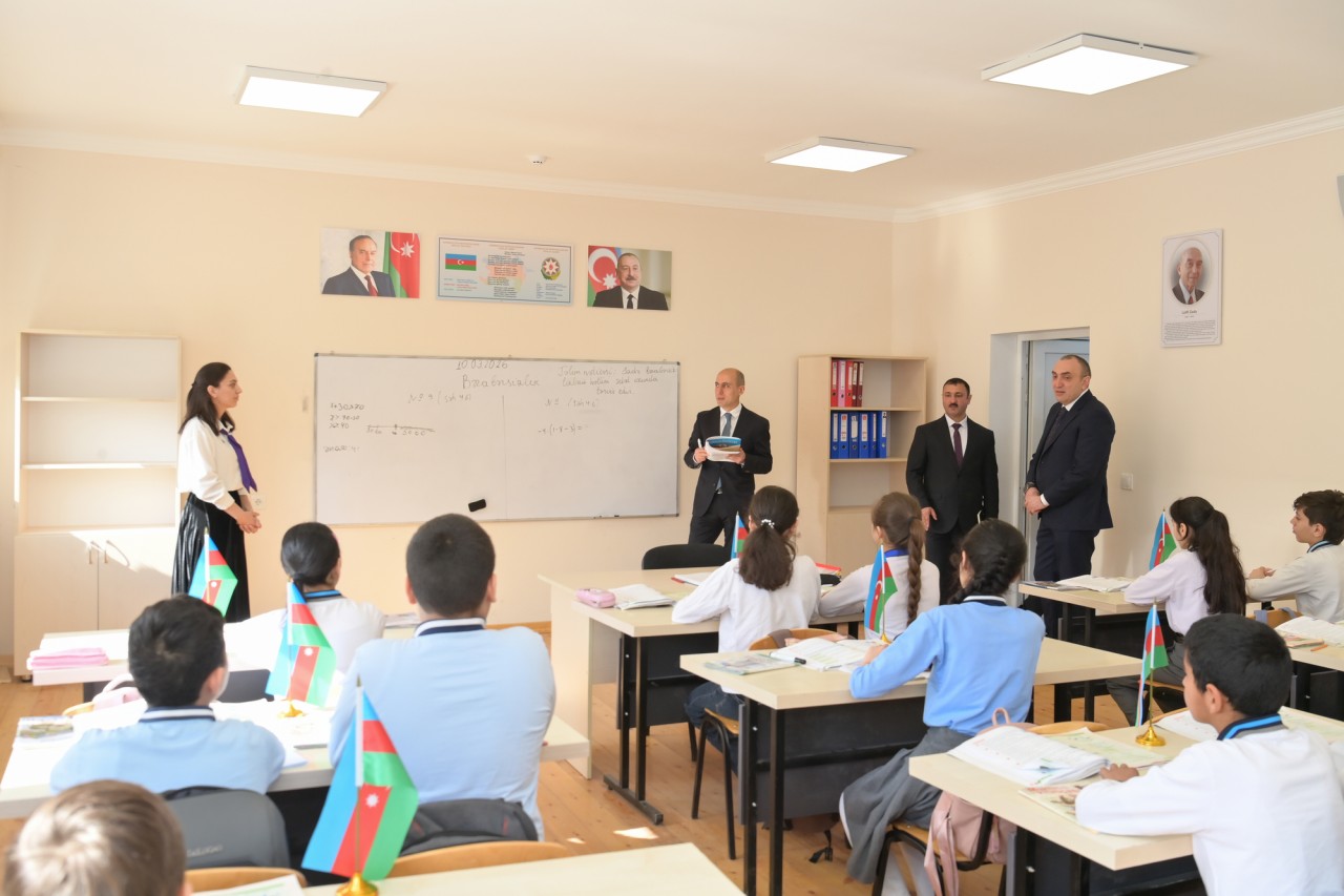 Elm və təhsil naziri Xankəndi və Xocalıda təhsil müəssisələrində olub - FOTOLAR