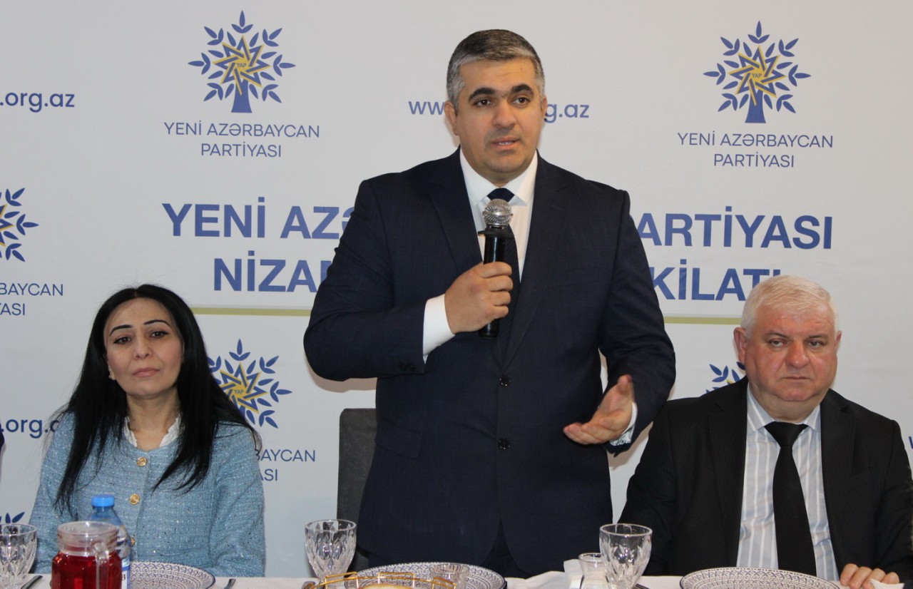 YAP Nizami rayon təşkilatı iftar süfrəsi təşkil etdi - FOTOLAR