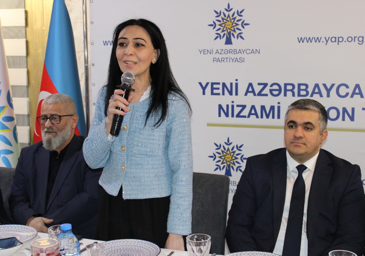 YAP Nizami rayon təşkilatı iftar süfrəsi təşkil etdi - FOTOLAR