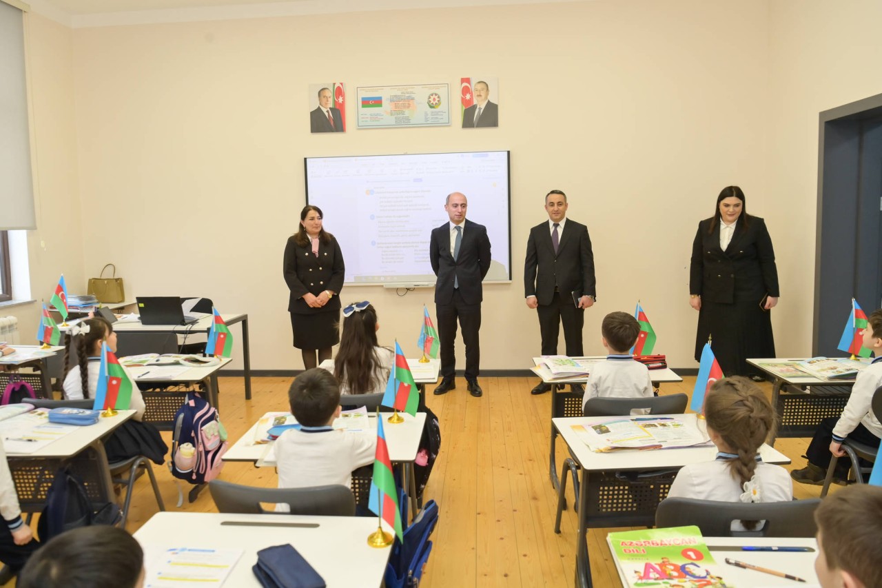 Nazir Emin Əmrullayev Şuşada tədris prosesini izlədi - FOTOLAR