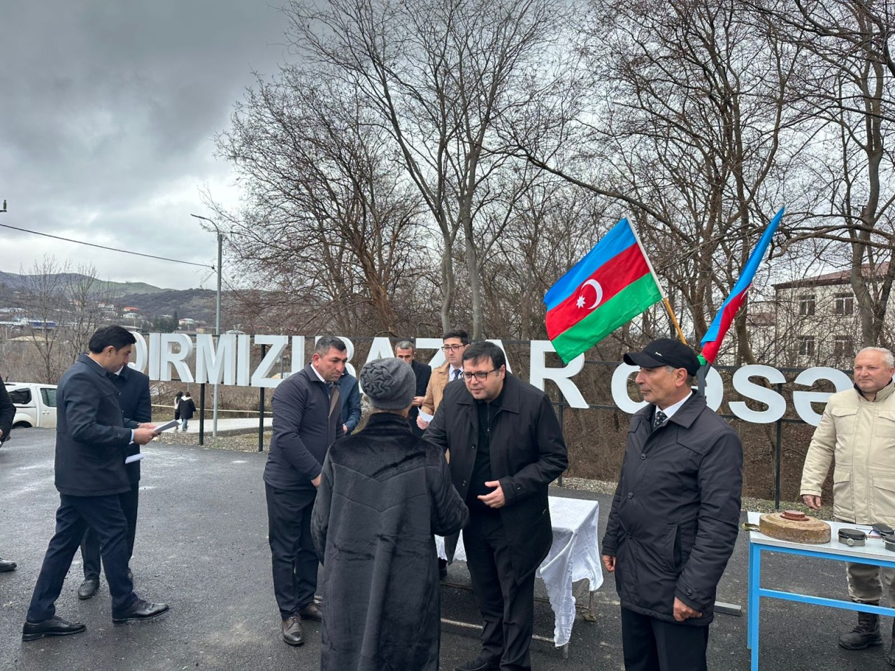 Növbəti köç karvanı Qırmızı Bazar qəsəbəsinə çatdı - FOTOLAR (YENİLƏNİB)