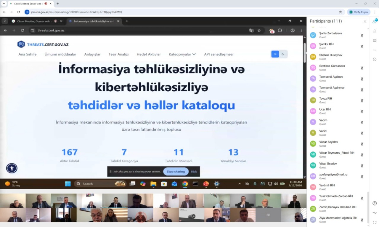 XRİTDX onlayn formatda vebinar keçirib - FOTOLAR