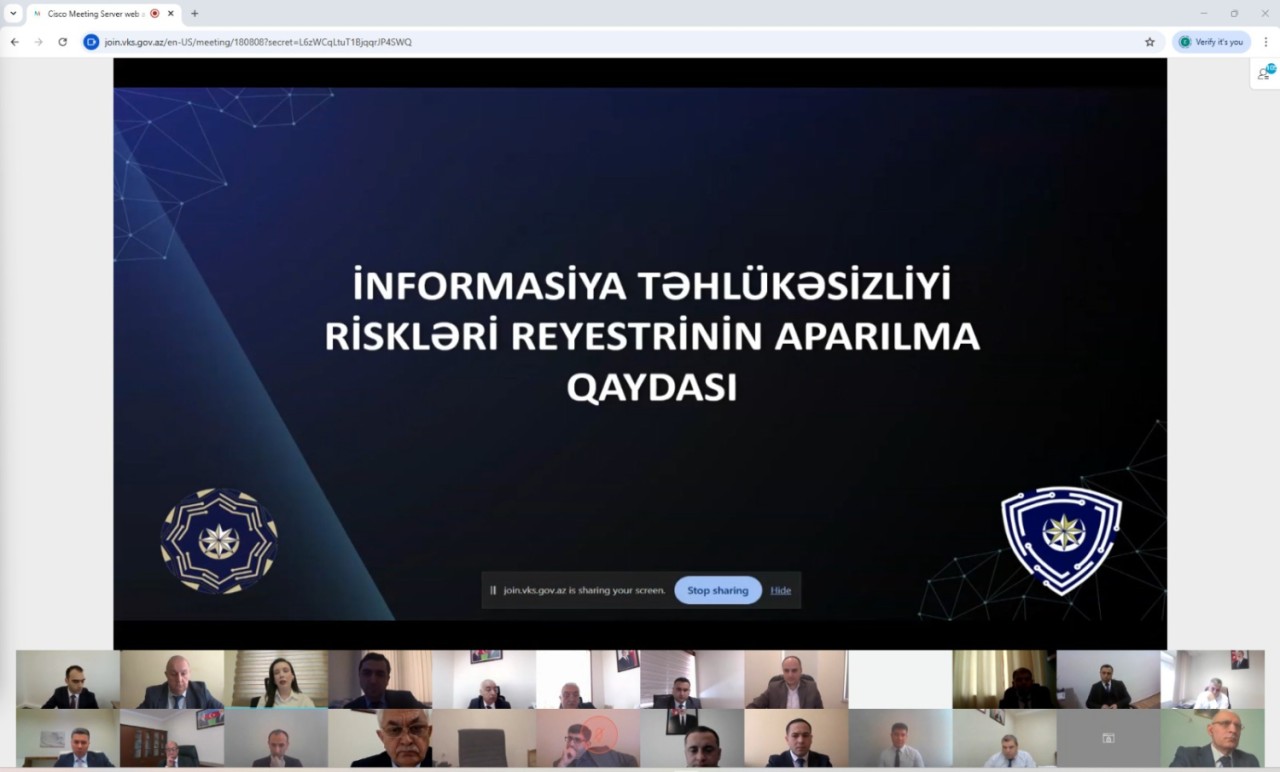 XRİTDX onlayn formatda vebinar keçirib - FOTOLAR