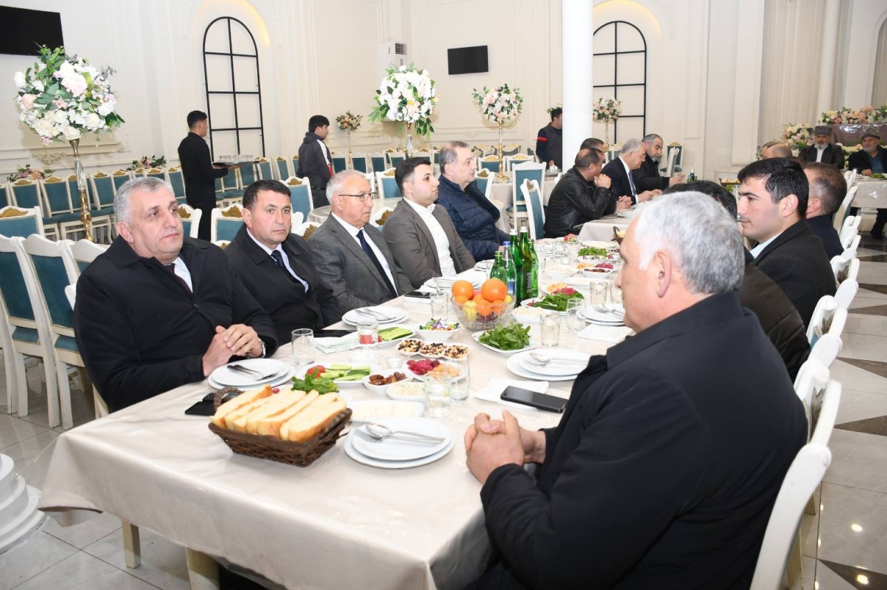 Ağdamda Ramazan ayı münasibətilə iftar mərasimi təşkil olunub - FOTOLAR