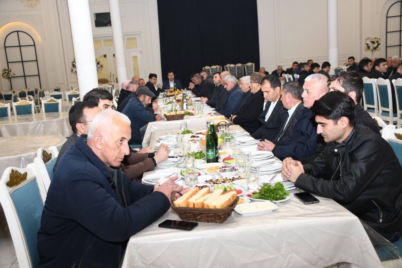 Ağdamda Ramazan ayı münasibətilə iftar mərasimi təşkil olunub - FOTOLAR