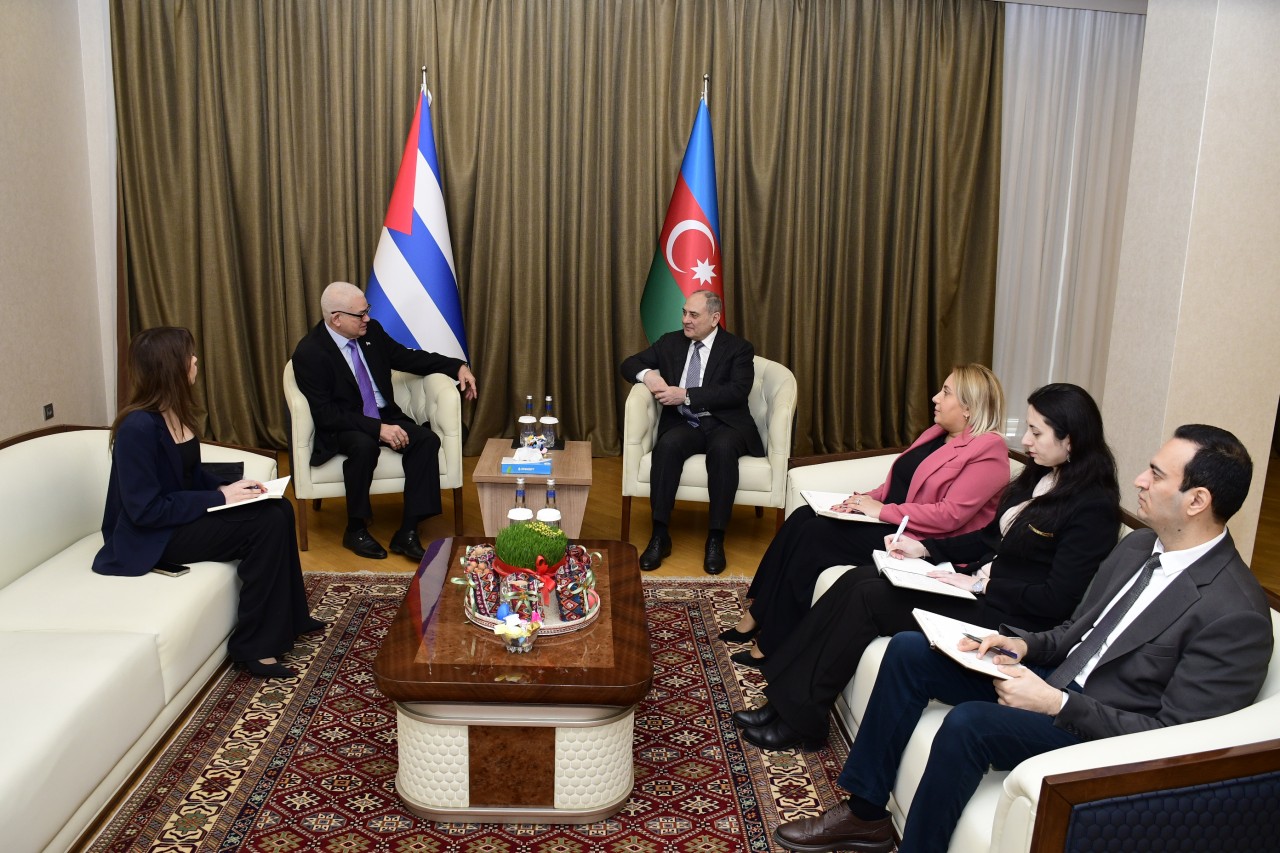 Tahir Budaqov səfirlərlə görüşdü - FOTOLAR
