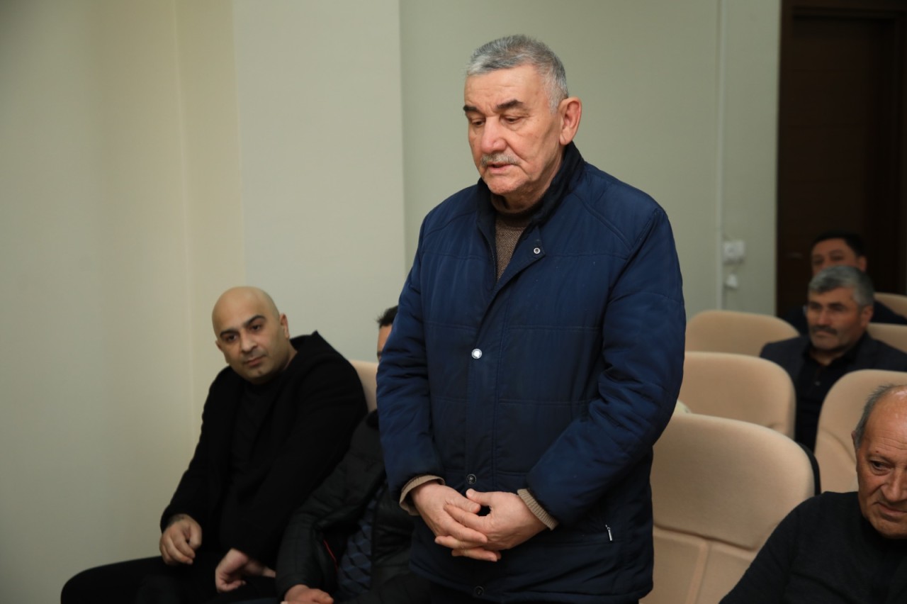 Niyazi Bayramov vətəndaşlarla növbəti görüş keçirdi - FOTOLAR