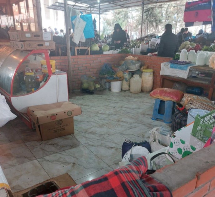 Kürdəmirdə ərzaq bazarında yoxlama aparıldı - FOTOLAR