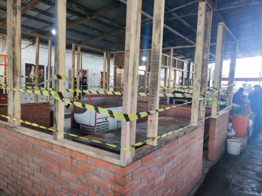 Kürdəmirdə ərzaq bazarında yoxlama aparıldı - FOTOLAR