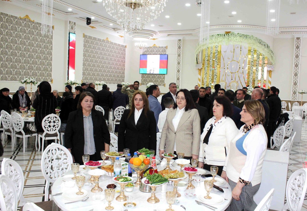 Daşkəsəndə Ramazan ayı münasibətilə iftar süfrəsi təşkil edilib - FOTOLAR