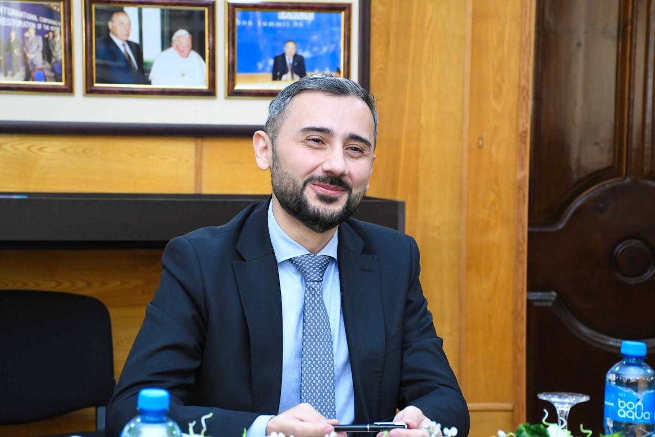 Balıqçılıq və Akvakultura Mərkəzinin nümayəndə heyəti ADAU-da - FOTOLAR