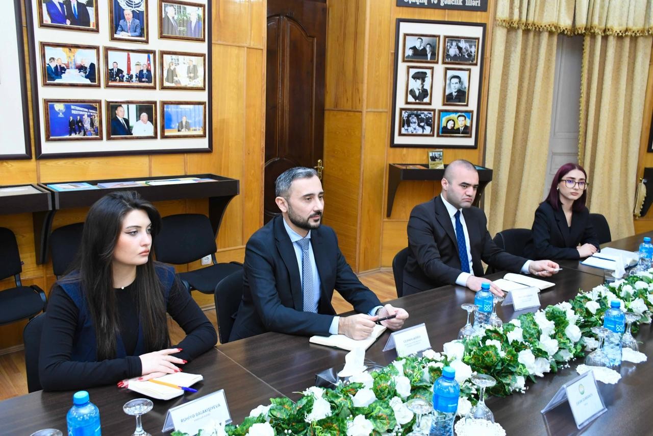 Balıqçılıq və Akvakultura Mərkəzinin nümayəndə heyəti ADAU-da - FOTOLAR