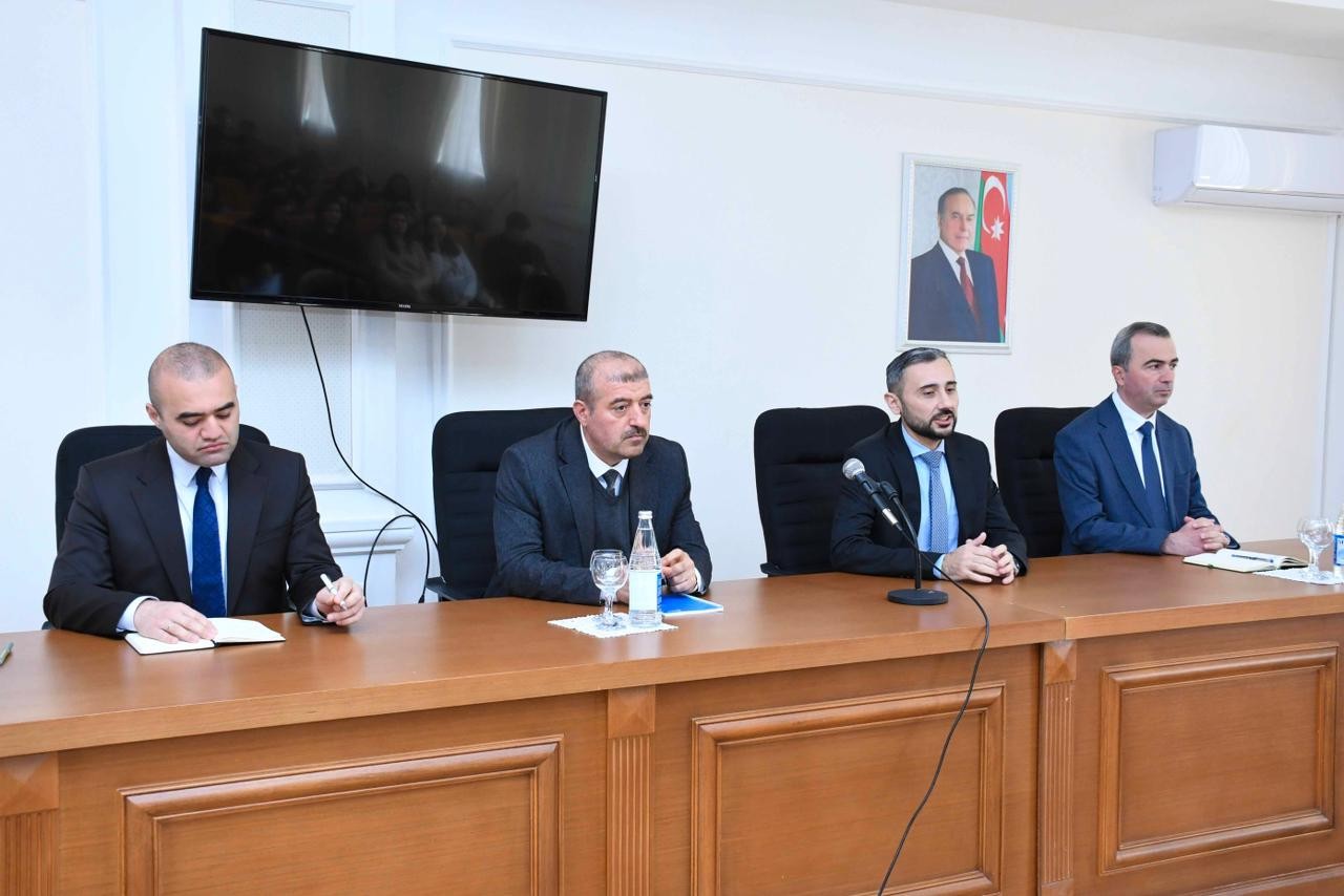 Balıqçılıq və Akvakultura Mərkəzinin nümayəndə heyəti ADAU-da - FOTOLAR