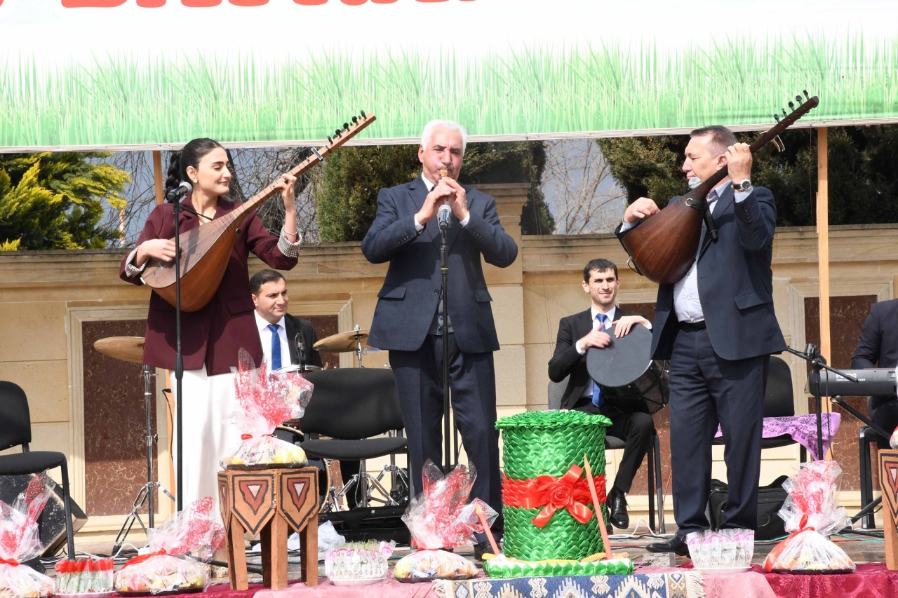 Ağdamda Novruz bayramı təntənəli şəkildə qeyd edildi - FOTOLAR