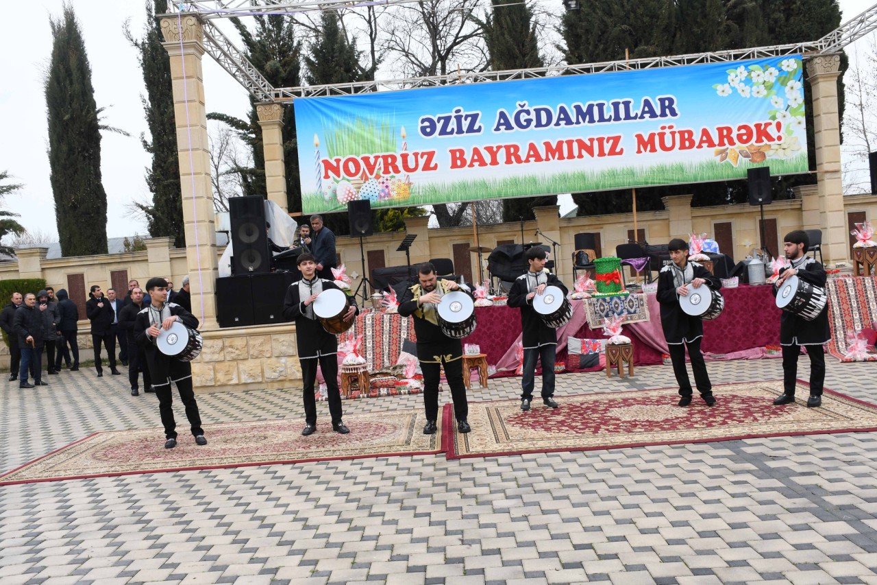 Ağdamda Novruz bayramı təntənəli şəkildə qeyd edildi - FOTOLAR