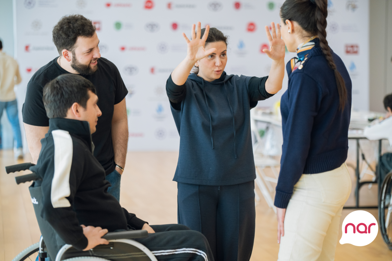 "Nar"ın inklüziv layihəsi 500-dən çox şəxsi bir araya gətirdi - FOTOLAR