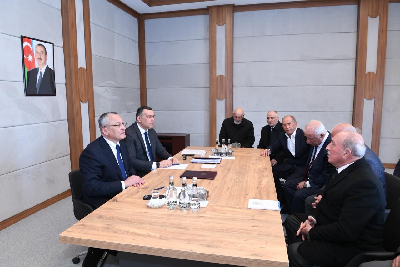 Rövşən Rzayev Cəbrayılda qəbul keçirdi - FOTOLAR