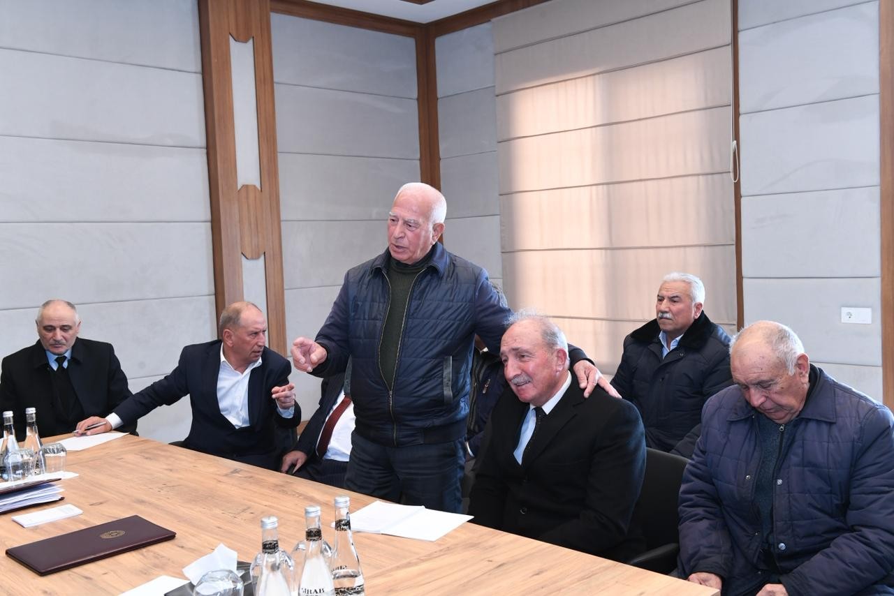 Rövşən Rzayev Cəbrayılda qəbul keçirdi - FOTOLAR