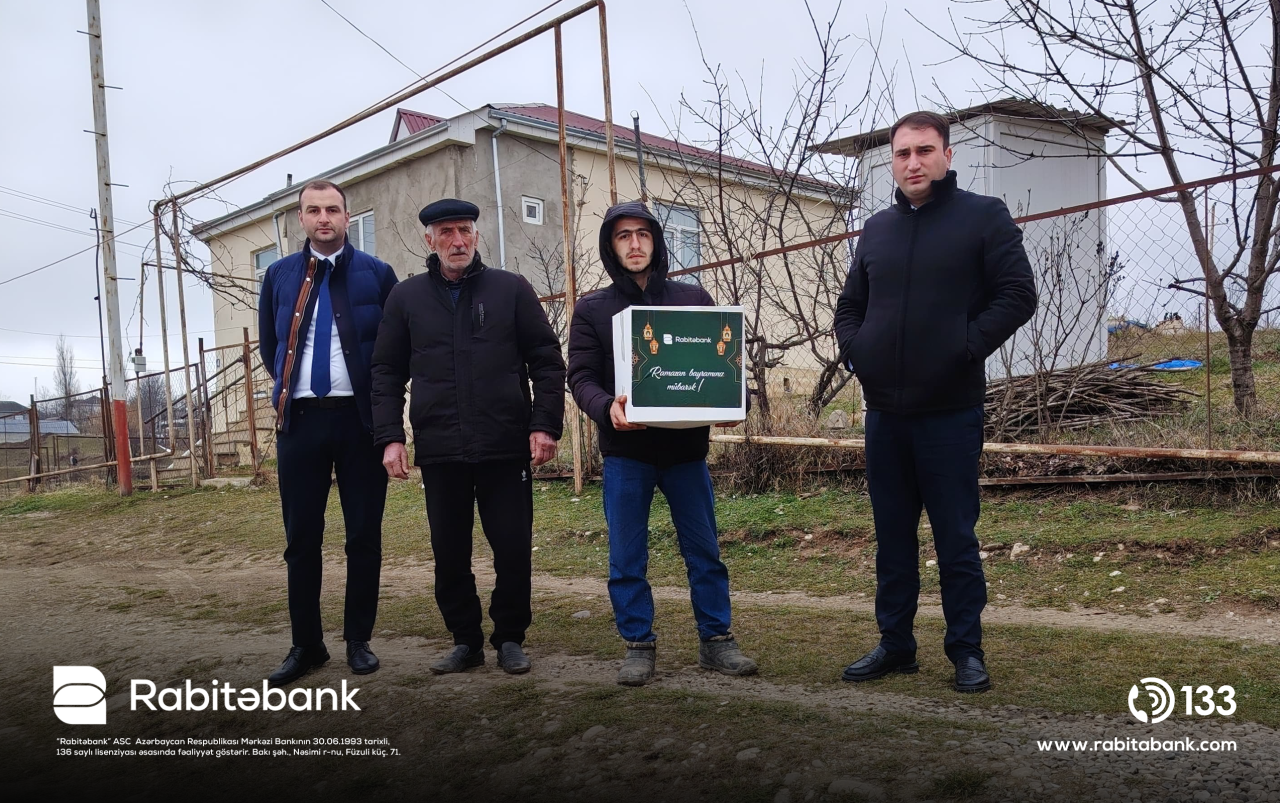 "Rabitəbank" bayram ərəfəsində şəhid ailələrini ziyarət edib - FOTOLAR