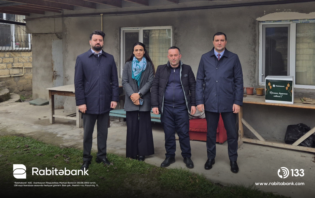 "Rabitəbank" bayram ərəfəsində şəhid ailələrini ziyarət edib - FOTOLAR