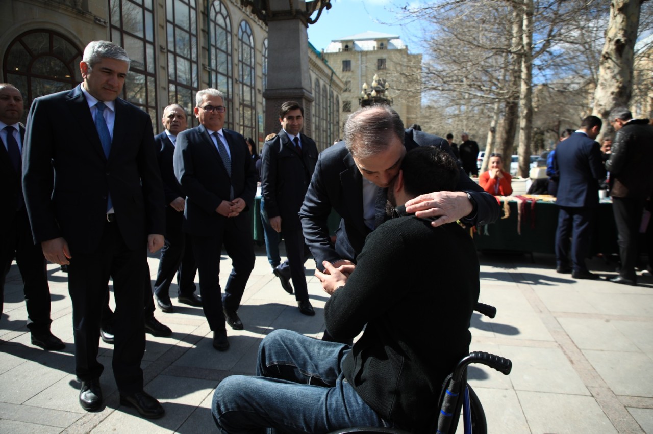 Gəncədə İlaxır çərşənbə və Novruz bayramı qeyd olundu - FOTOLAR