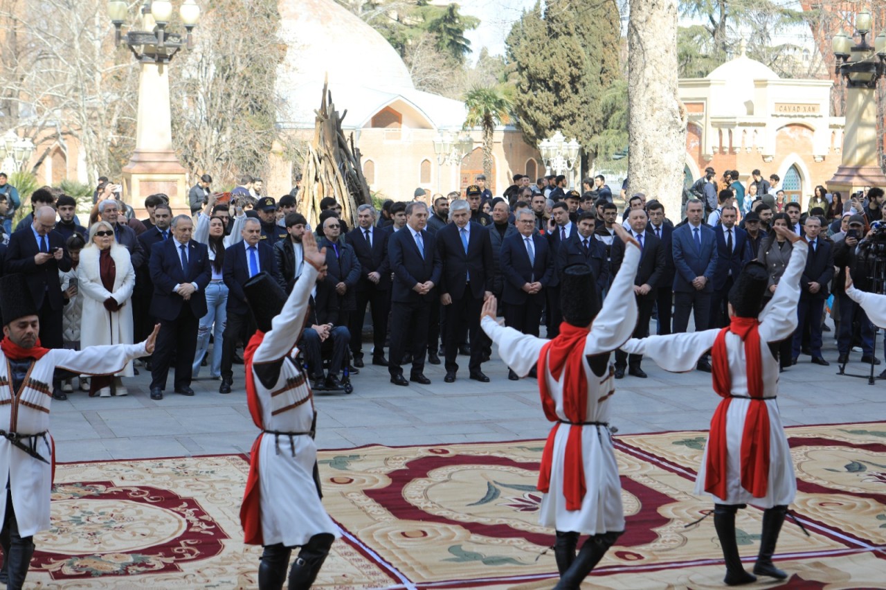 Gəncədə İlaxır çərşənbə və Novruz bayramı qeyd olundu - FOTOLAR