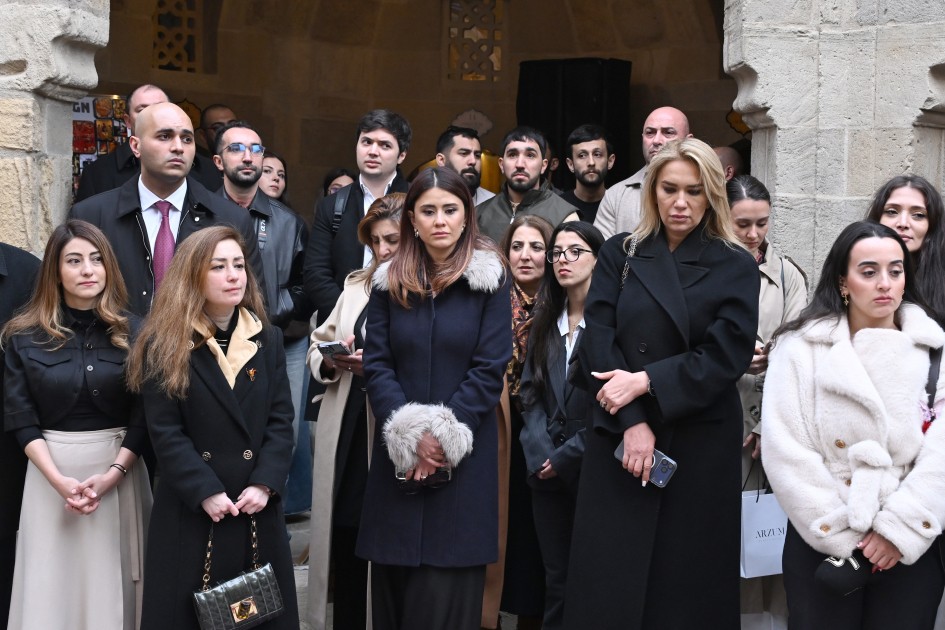 Prezidentin gəlini Buxara karvansarasının açılışında - FOTOLAR