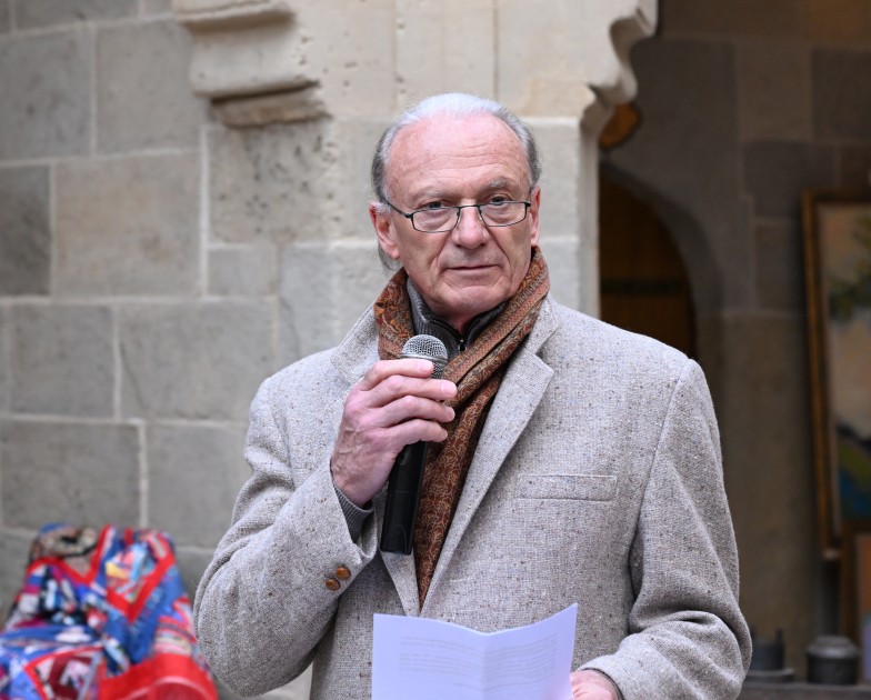 Prezidentin gəlini Buxara karvansarasının açılışında - FOTOLAR