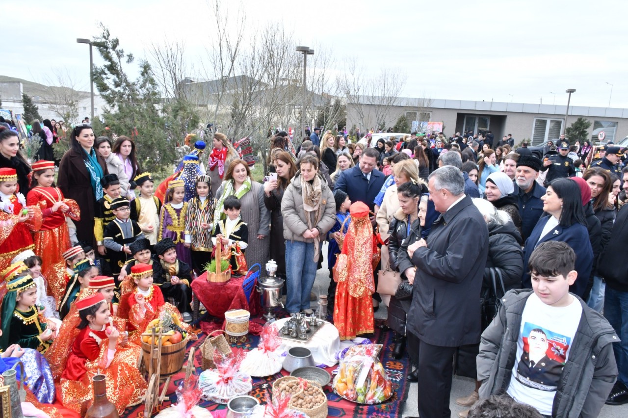 Abşeronda ümumrayon Novruz bayramı şənliyi keçirilib - FOTOLAR