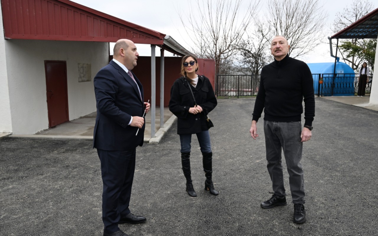 İlham Əliyev və xanımı Xocavənddə - YENİLƏNİB (FOTOLAR/VİDEO)