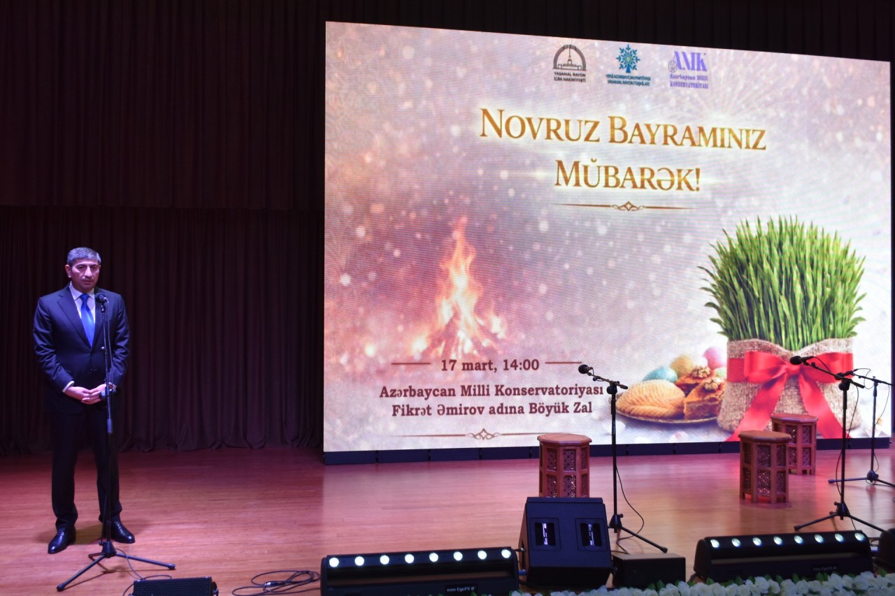 Yasamalda Novruz tədbiri və ağacəkmə aksiyası keçirildi - FOTOLAR